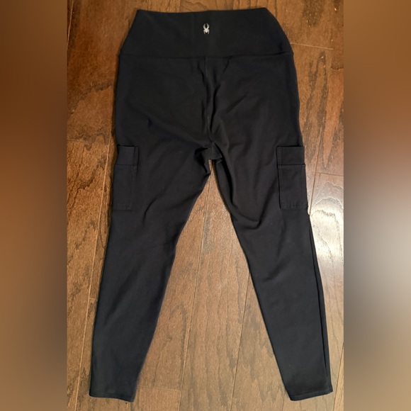 Black Spyder Cargo Leggings - Picture 3 of 5